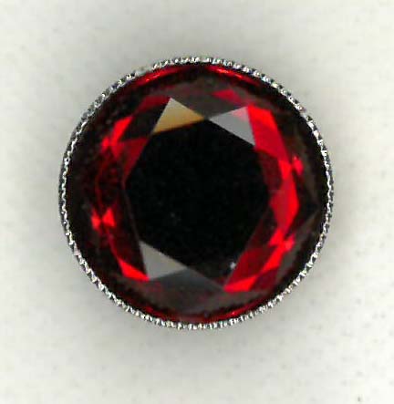 SWAROVSKI BUTTON - SIZE 13 - RUBY