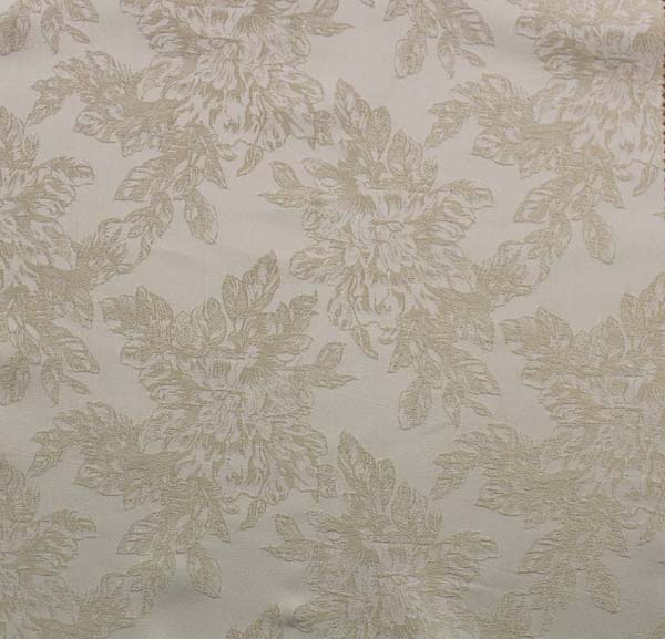 BROCADE -  IVORY/GOLD