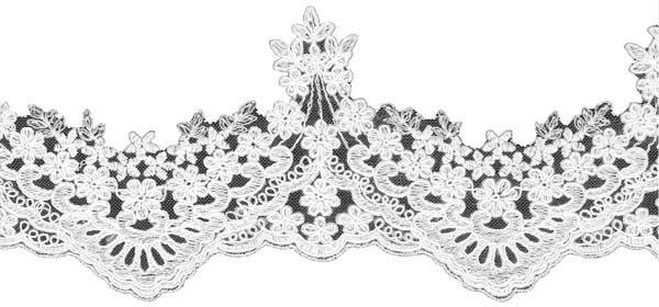 CORDED EDGING - IVORY