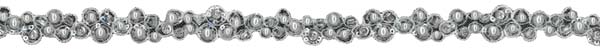 BEADED SEQUIN EDGING - IVORY